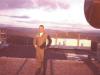 on the roof at midnight