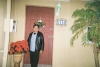Juan Blas and his Poisettia Plant