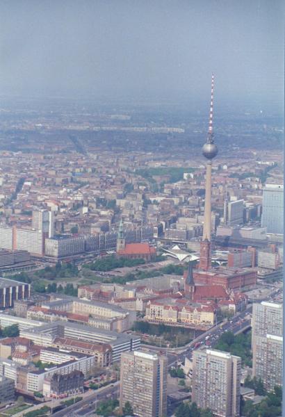 Fernsehturm and St. Marien Kirche
