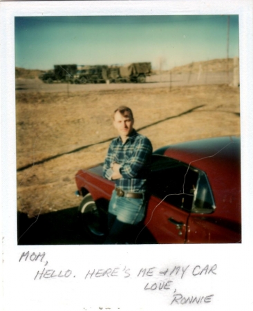 Outside barracks 1977