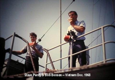 Steve Purdy & Bob Benson, Vietnam - 1968