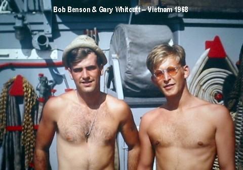 Bob Benson & Gary Whitcutt, Vietnam - 1968