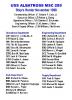 Ship's Roster Nov. 1968