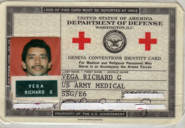 One of my identification cards.