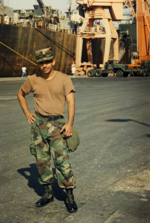 Posing by the Dock