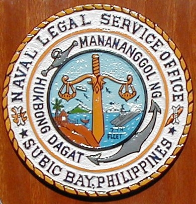 NLSO Subic Bay plaque