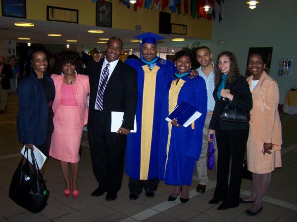My wife and I with Senator Andrea Stewart-Cousins' Family