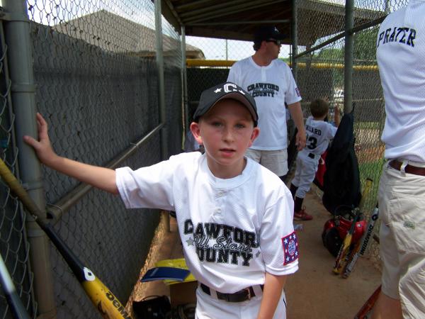 my 8 yr. old Nick during All-Stars