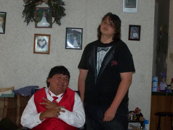 Andy & Ryan my 15 yr. old