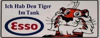 ESSO BUMBER STICKER GERMANY 1967