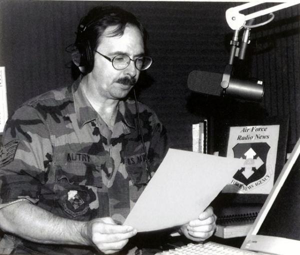 TSgt. Ed Autry voices Air Force Radio News