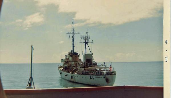 Encounter w Coast Guard Cutter Winona