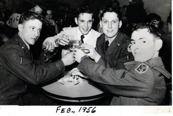 Buddies with some drinks