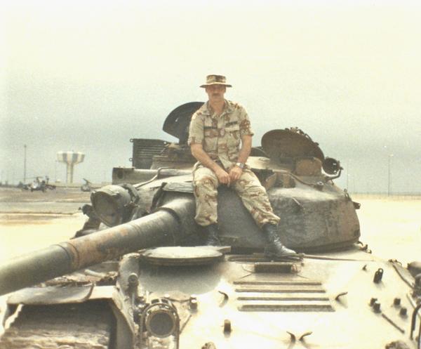 Iraqi Tank near Kuwait City