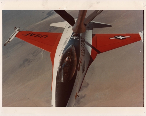 F-16 during test phase