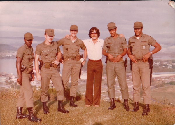 Me standing next to Geraldo Rivera