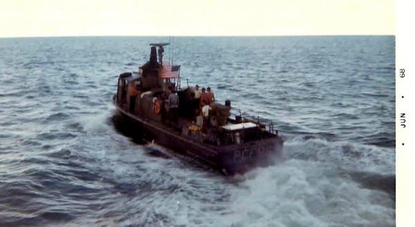 Swift Boat Departing