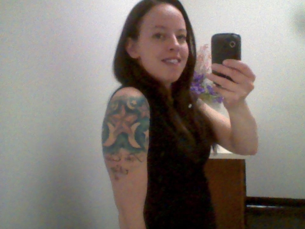 left arm tat