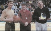 Me being honored by the Minnesota Timberwolves