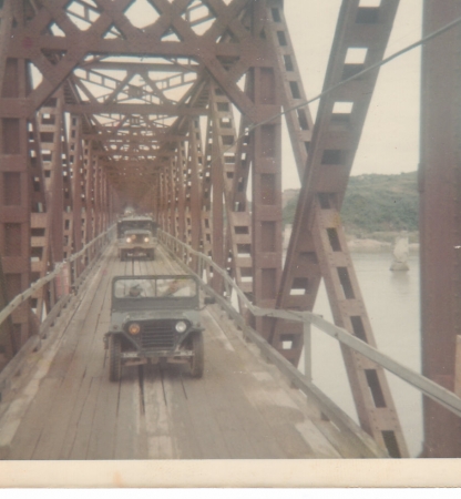 Freedom Bridge on the Imjin River looking South