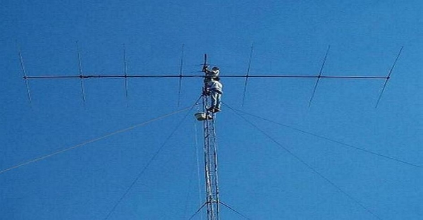 Doing some repairs on antenna