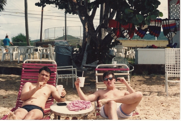 St. Croix on the beach with Humpty-Hump