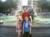 With my kids at Trafalgar Square