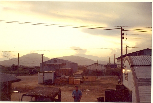 view at sunset