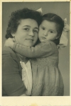 Gisela Hahn and Anita (age 2)